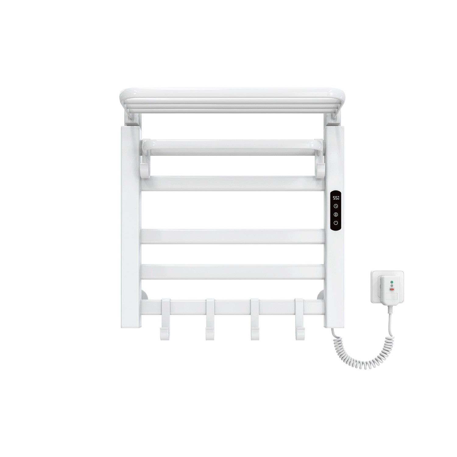 Emke Elektrischer Handtuchwärmer 140 W mit Intelligentes Thermostat WiFi und APP Steuerung Timer Funktion