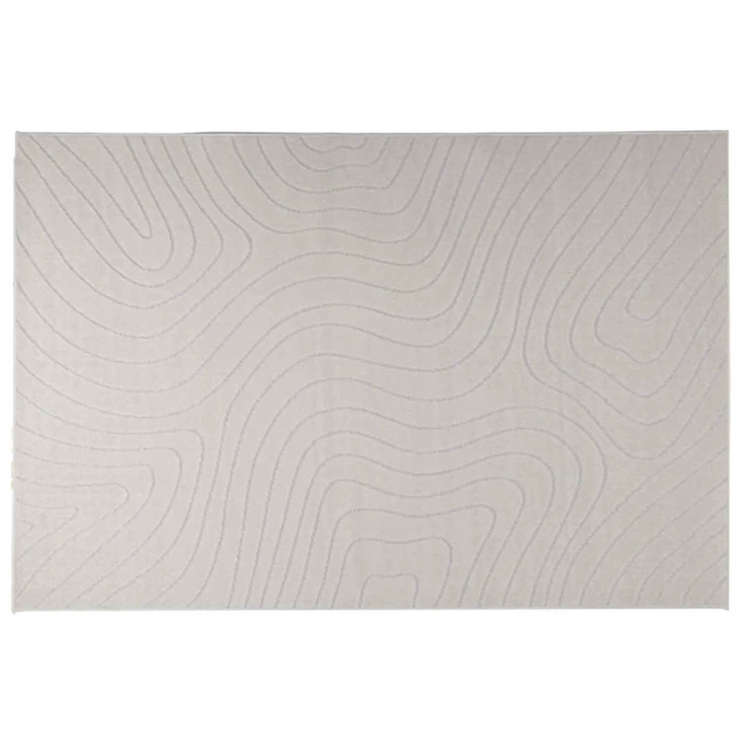 vidaXL Bereichsteppiche PALMERAS Creme 280 x 200 cm Polyester 42022627