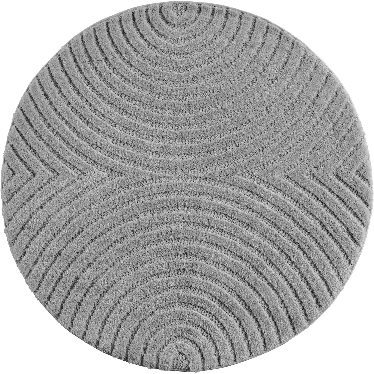 Ayyildiz Kurzflorteppich Art 1122 Silber Ø 160 cm