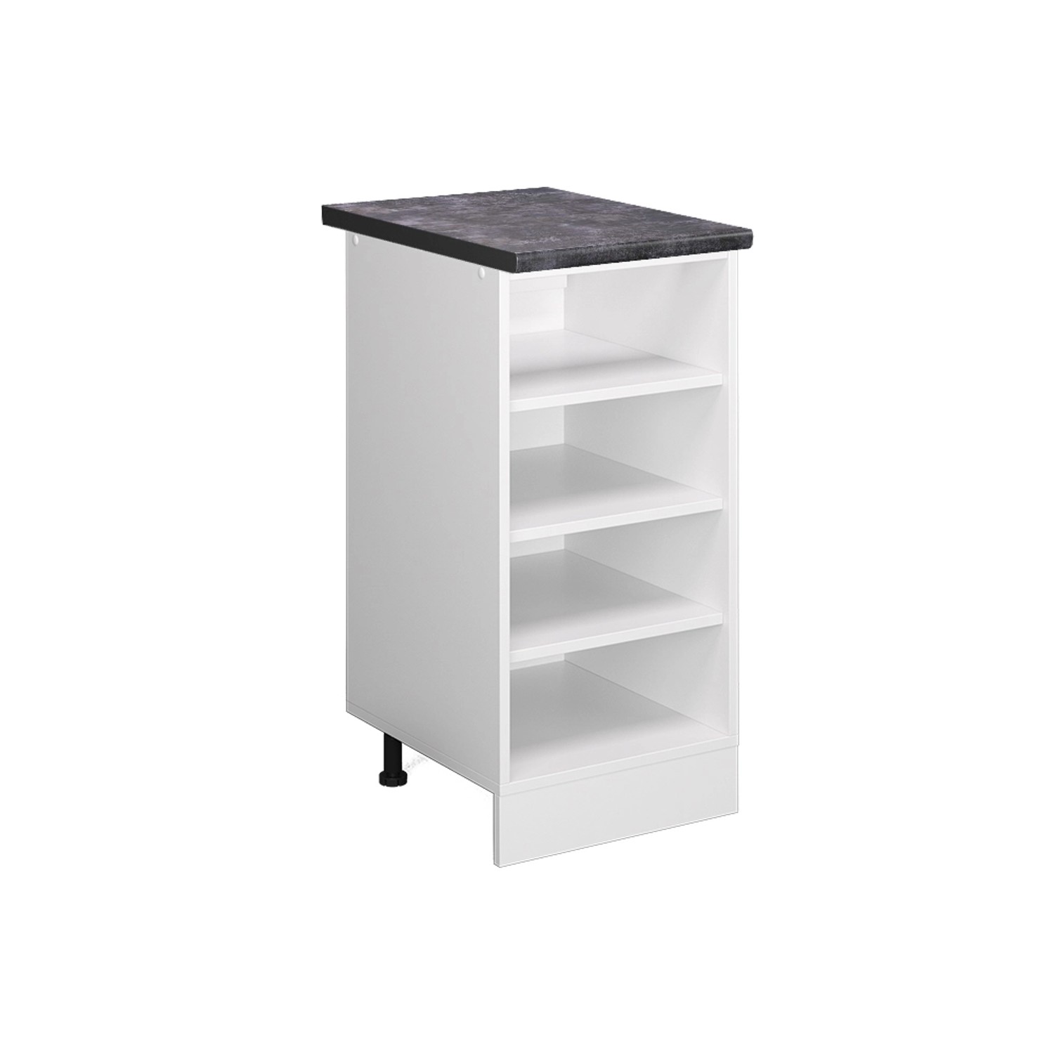 Vicco Küchenregal R-Line Offener Küchenschrank Weiß/Weiß 40 cm AP Anthrazit günstig online kaufen