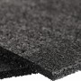 Schwarze Allzweckgummimatte, 200x100x0,5 cm, für Waschmaschinenzubehör und Haushalt.