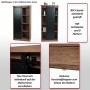 MCW Schrank K75 naturfarben mit Schiebetür und 8 Fächern. Schubladenkommode für mehr Stauraum.
