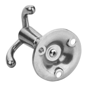 SOTECH 3 Fach Drehhaken TROMSO Aluminium Poliert