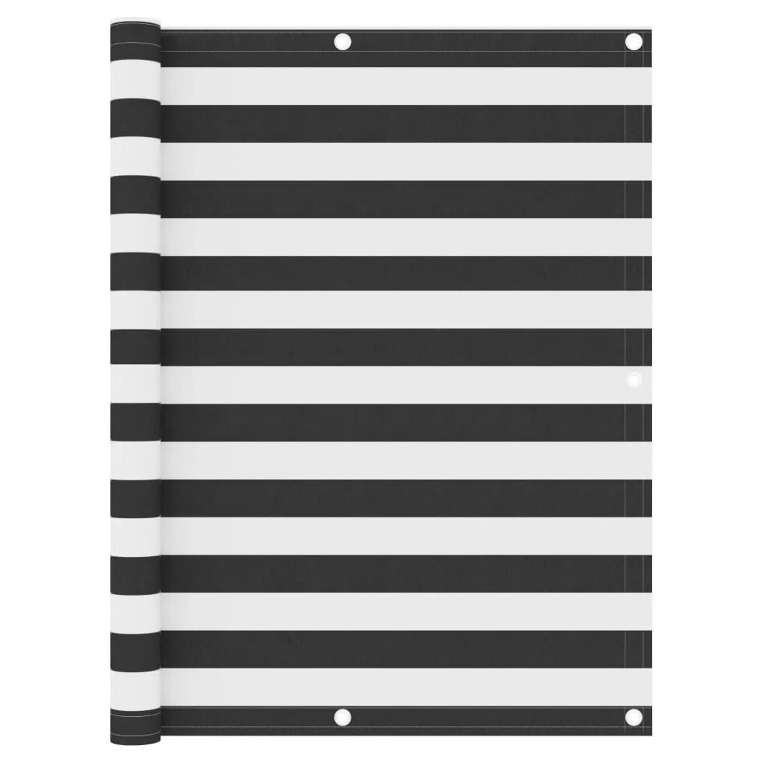 vidaXL Balkon-Sichtschutz Anthrazit und Weiß 120x300 cm Oxford-Gewebe 134884