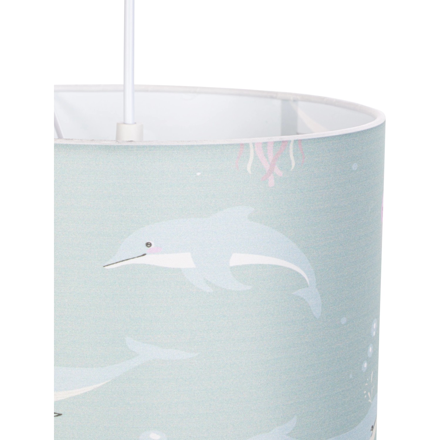 Kinder-Deckenleuchte Under The Sea mit buntem Tierprint, Ø 40 cm.