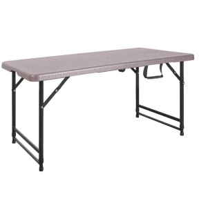 AMANKA Garten Klapptisch 120 X 60 Cm Höhenverstellbar In Bunt Günstig