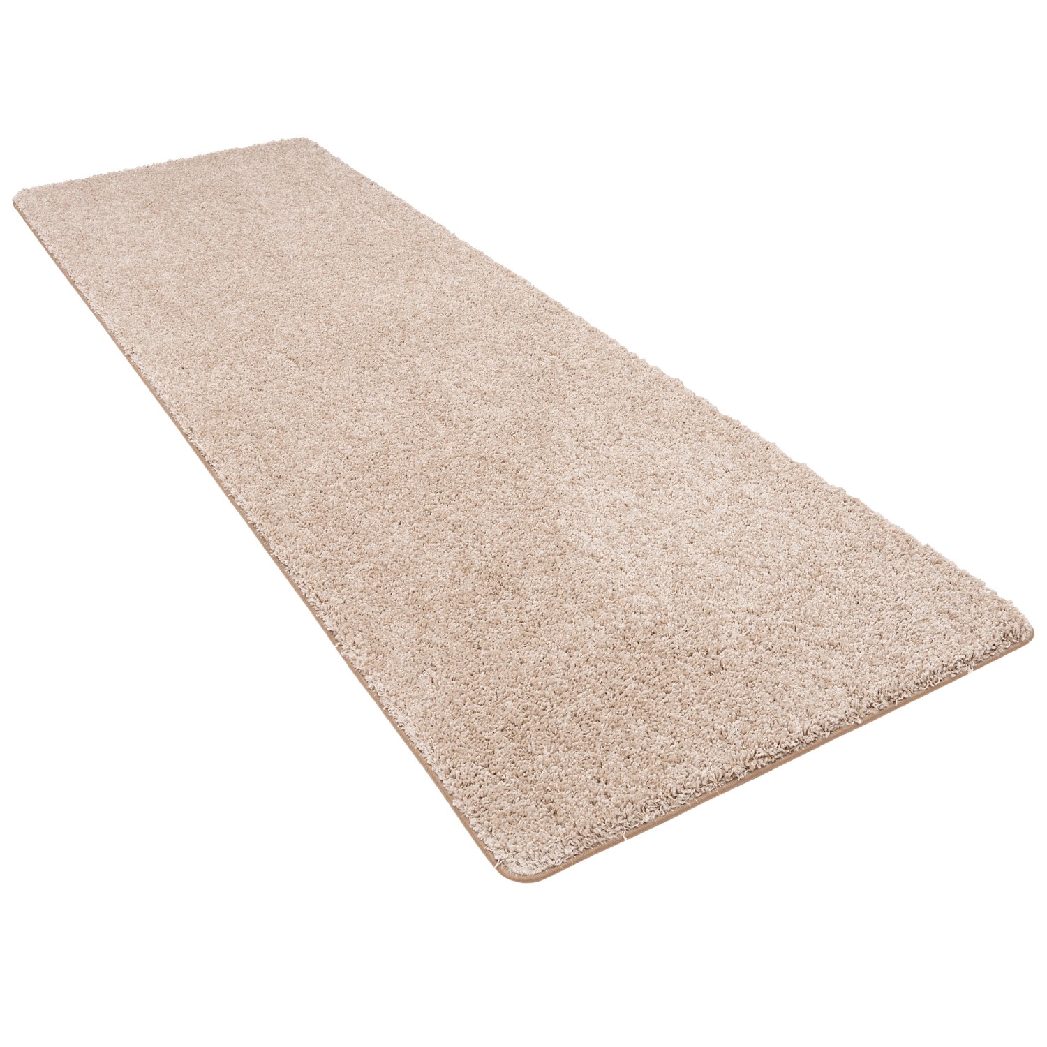 Snapstyle Luxus Hochflor Langflor Läufer Teppich Milano Beige 80x240cm günstig online kaufen