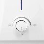 Detailaufnahme: Thermoflow Untertischspeicher Temperaturregler mit Anzeige.