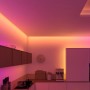 Philips Hue Lightstrip UltraBright in Küche mit Farbverlauf. LED Band für indirekte Beleuchtung.