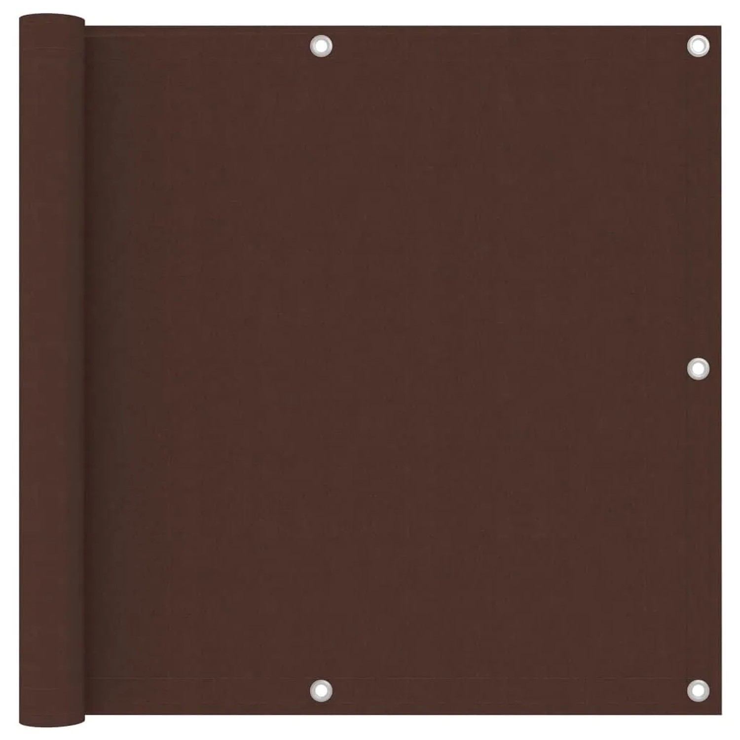 vidaXL Balkon-Sichtschutz Braun 90x400 cm Oxford-Gewebe 135073