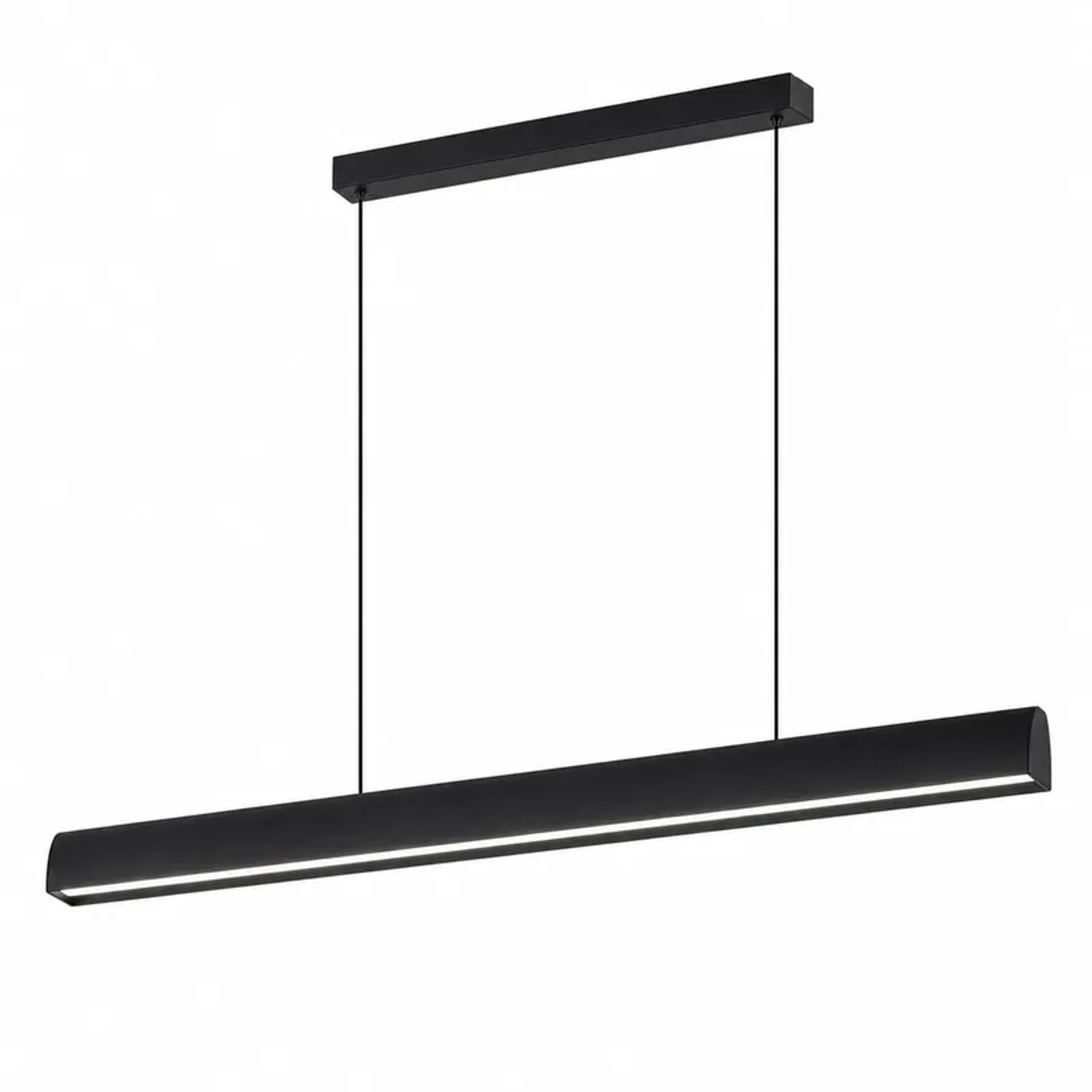 Nettlife Pendelleuchte aus Metall L 161cm Schwarz
