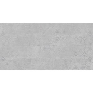 Feinsteinzeug Dekorfliese Antiga Grigio, 30x60 cm, mit dezenter Musterung für Innenräume.