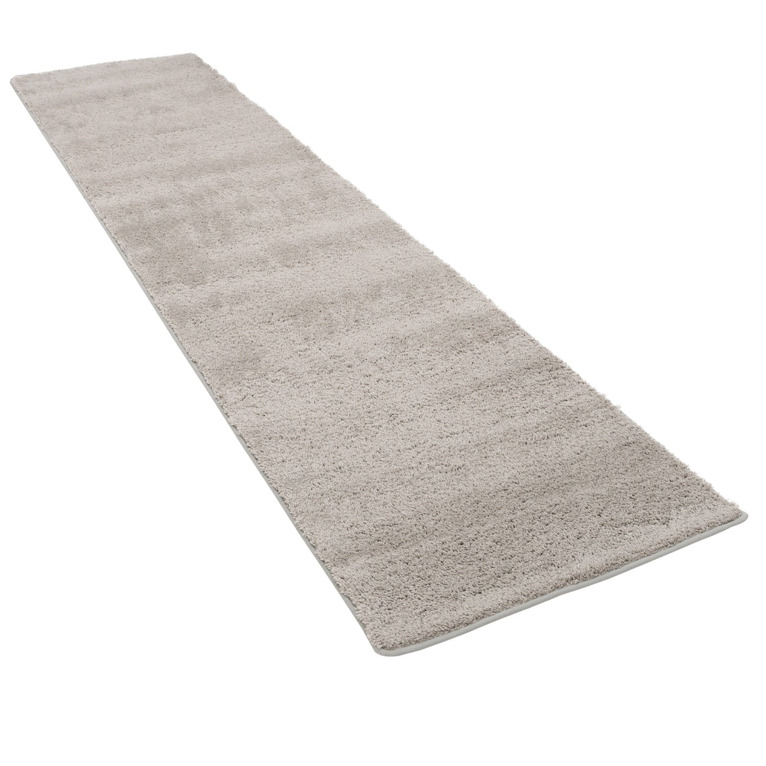 Snapstyle Hochflor Shaggy Läufer Teppich Palace Grau 80x240cm günstig online kaufen