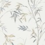 Erismann Vliestapete Martinique Bamboorelle in Helltaupe mit Bambusmuster.