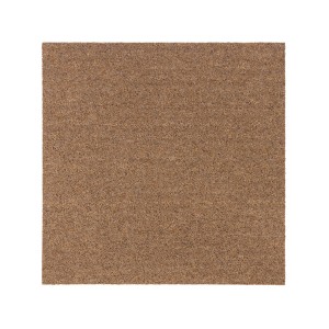 Hellbraune KARAT Teppichfliese Moscow, meliert, 50x50 cm, pflegeleicht.