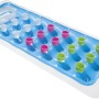 Bestway Luftmatratze, 177x63cm, blau mit Fenster und farbigen Mulden.
