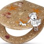baliv WC-Sitz Carduma II mit Strand-Motiv aus Polyresin und Absenkautomatik.