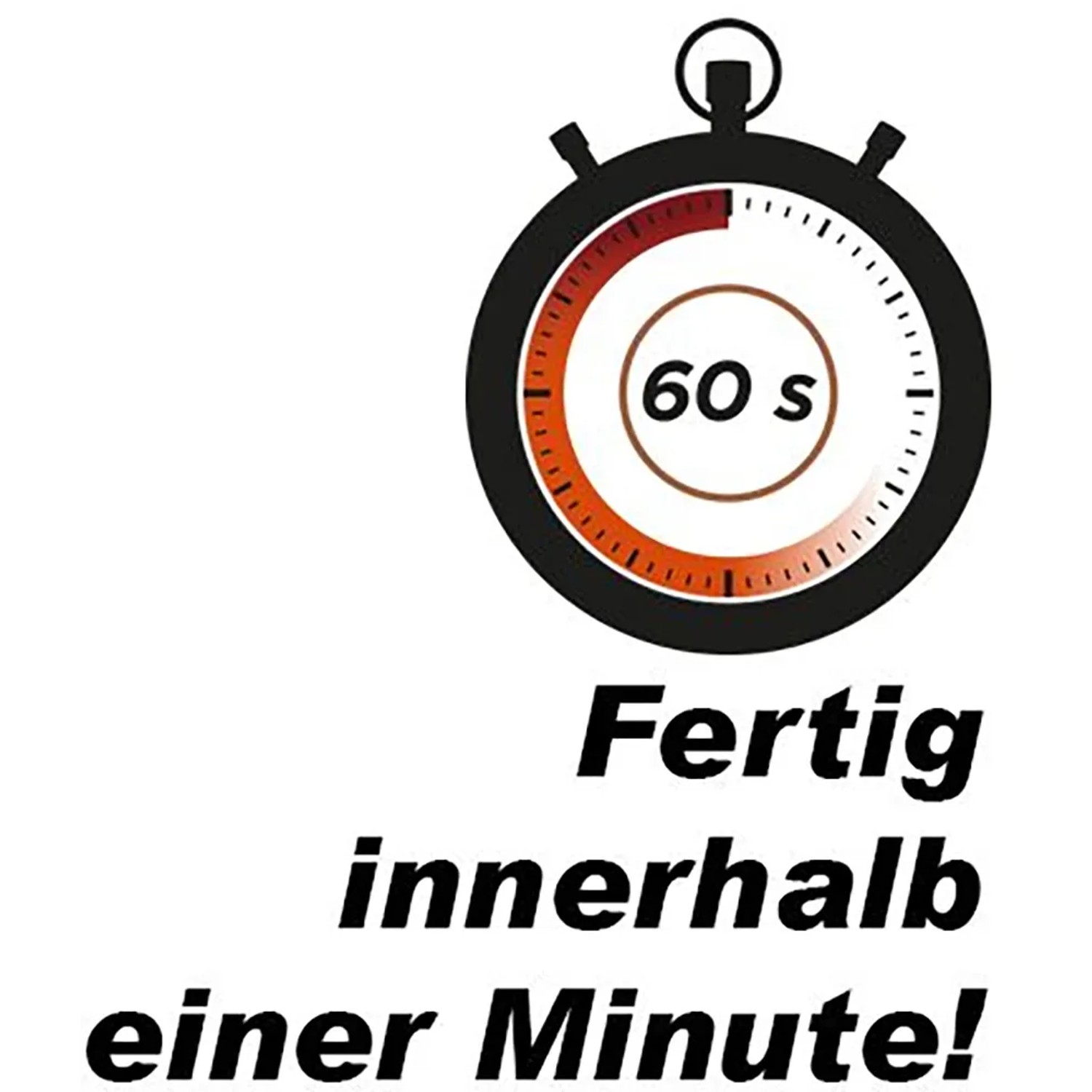 Symbol: Aufbau des Faltpavillons ClapTop in 60 Sekunden.