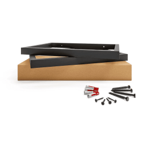 HEVVA Waschtischhalterung REUSS 40 cm Tief 2er Set Schwarz