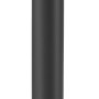Schwarzer LED-Solarspieß, 40 cm hoch, für Garten und Wegbeleuchtung.