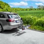 Eufab Fahrradträger Poker-F am Auto. Kupplungsträger für 2 Fahrräder.