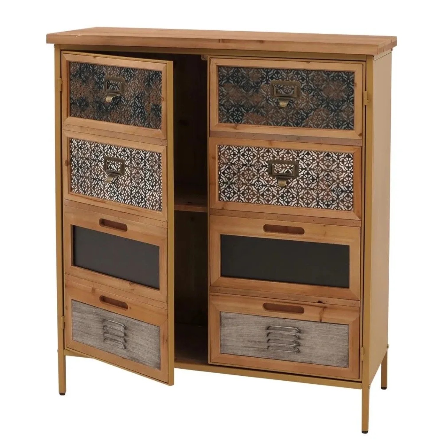 MCW Apothekerkommode O79 Blau