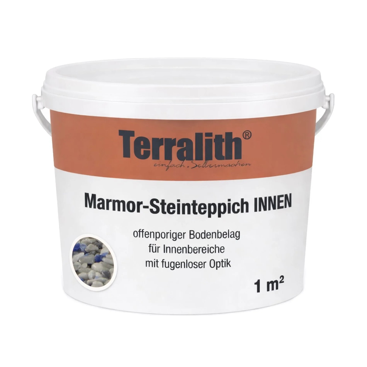 Terralith Edelsteinteppich Sodalith Nebula 1 m² Innen