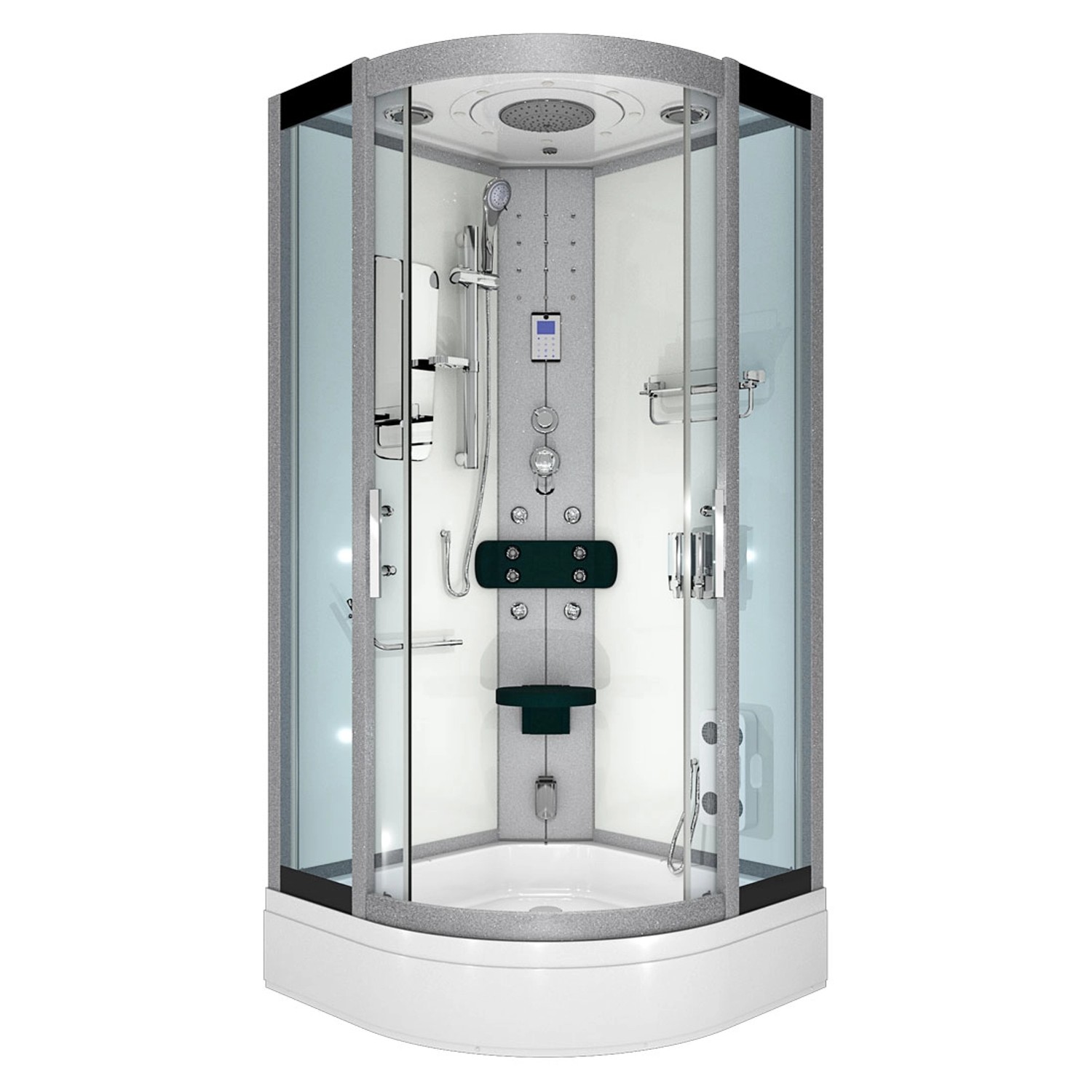 AcquaVapore Duschkabine Dusche D46-60T0-EC Komplettdusche Fertigdusche 100x100