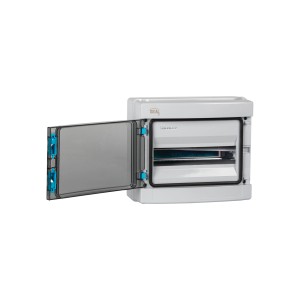 Kanlux Verteiler Sicherungskasten Feuchtraum ABS KDB IP65 Aufputz 12-Module