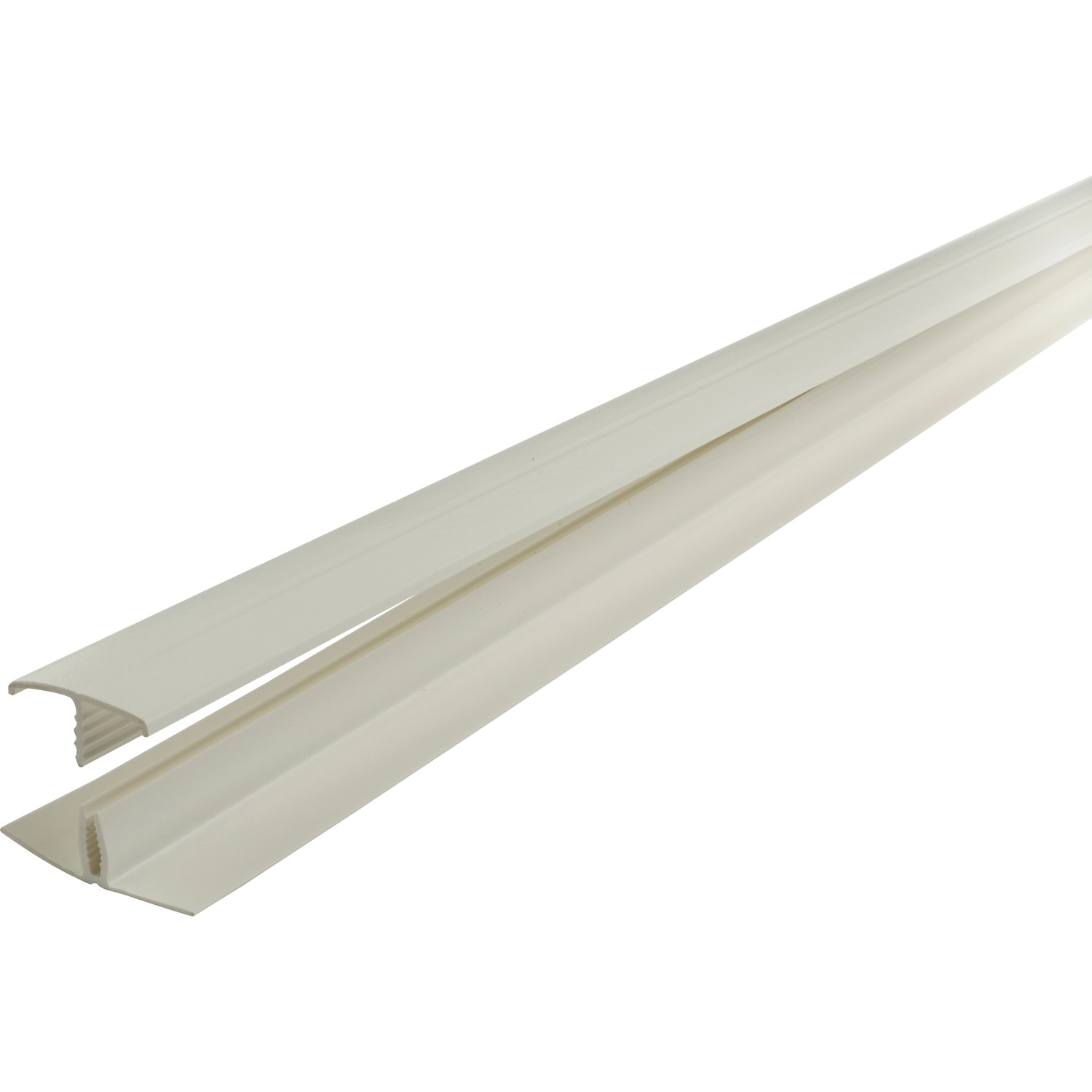 Grosfillex Verbindungsprofil klippbar Weiß 5 mm - 10 mm