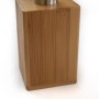 Bagnoxx Seifenspender aus Bambus, braun, mit Pumpe für Flüssigseife, 200ml.