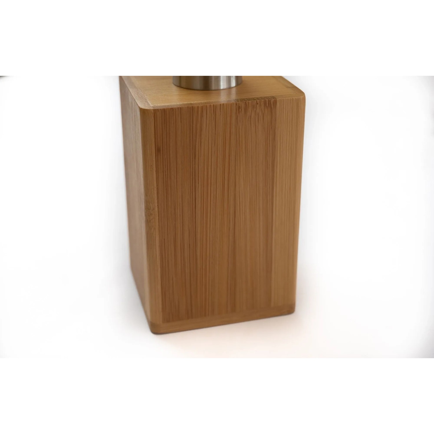 Bagnoxx Seifenspender aus Bambus, braun, mit Pumpe für Flüssigseife, 200ml.