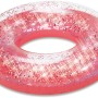 Glitzernder, rosa Schwimmring mit 79 cm Durchmesser für Badespaß im Pool oder am See.