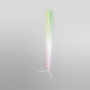 Weiße Ledvance Smart+ WiFi Stehleuchte, 200 cm, mit Farbwechsel für indirekte Beleuchtung.