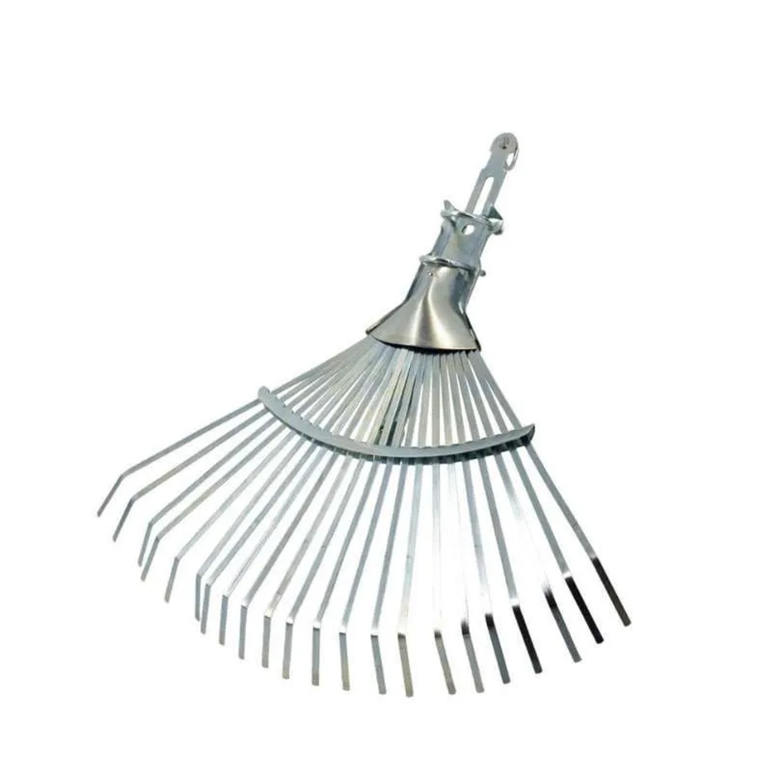 Galaflor Laubbesen aus Verzinktem Metall 22 Zinken Verstellbar 27 bis 50 cm