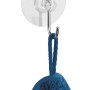 Wenko Static-Loc Nickelhaken 4er-Set mit Handtuch. Handtuchhalter zur Wandmontage ohne Bohren.