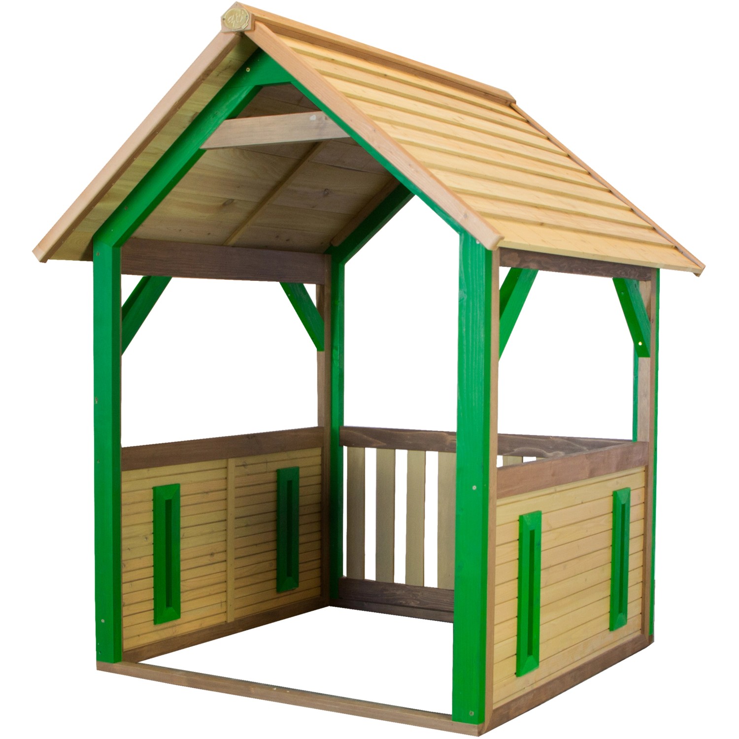 Axi Jane Spielhaus Braun - Grün 151 x 137 x 175 cm
