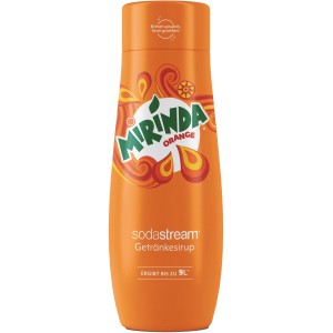 SodaStream Sirup Mirinda Orange, ausreichend für 9 Liter, für Kartuschensysteme.