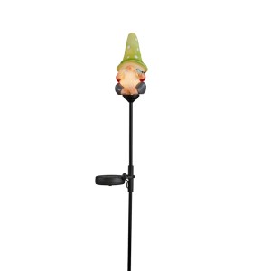 Luca Lighting LED-Gartenstecker Gnom, 71 cm, grüne Variante. Gartendeko mit Licht.