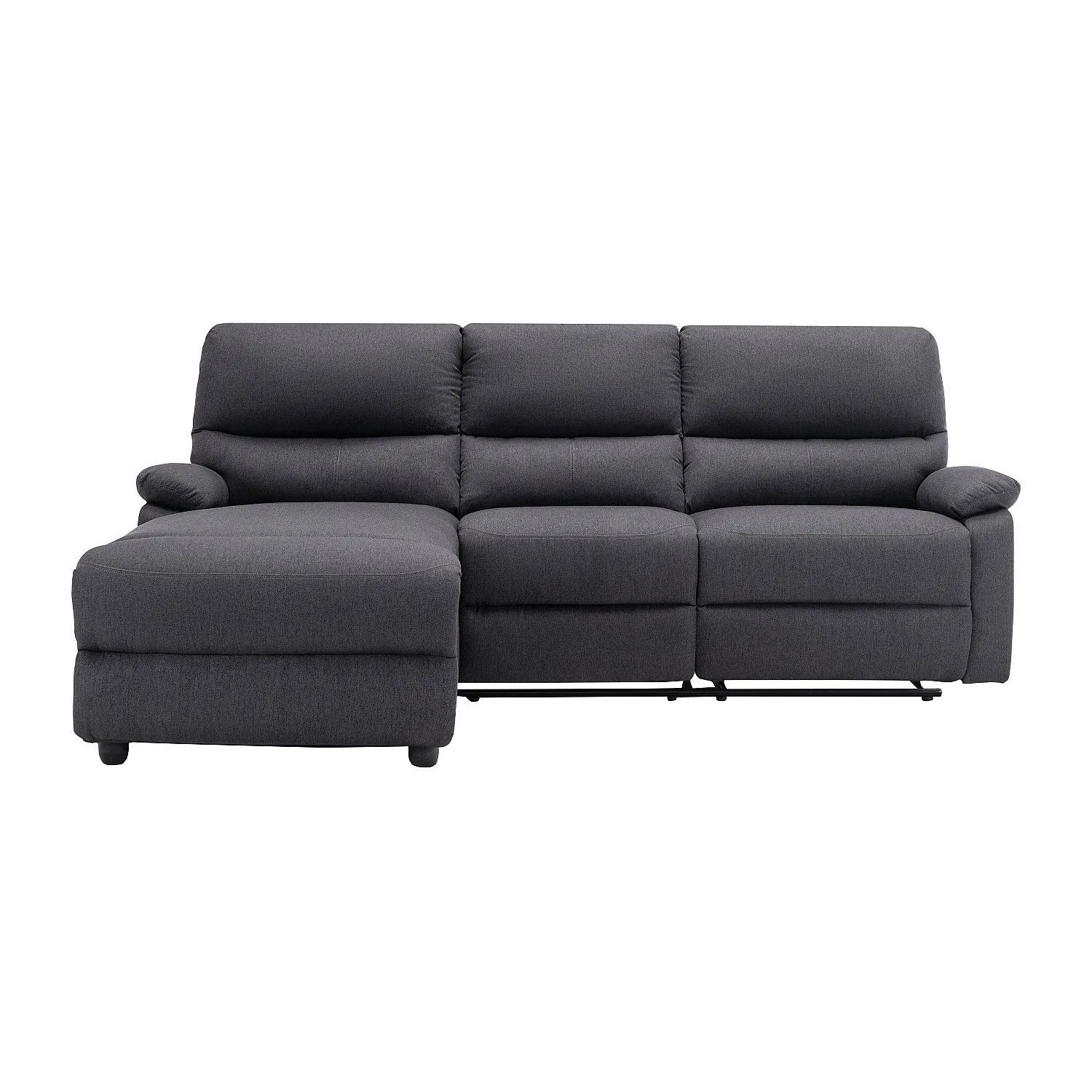 Vente-unique Relaxsofa Lunano Anthrazitgrau 234 cm