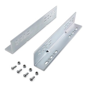 SOTECH Montagewinkel 22 Zoll, silber verzinkt, inkl. Schrauben und Muttern für Schwerlastauszüge.