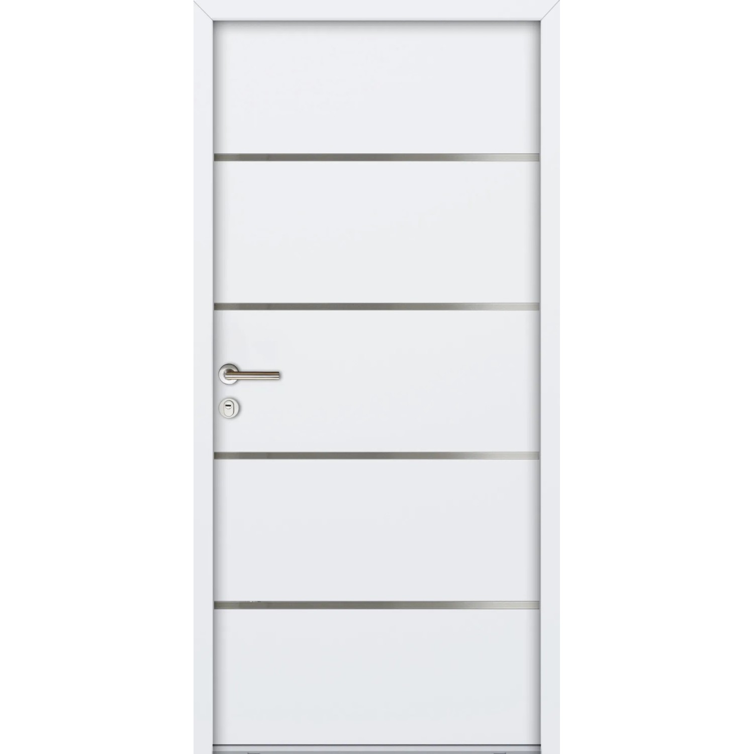 FM Türen NBT56 Modell 02 1100 x 2100 Weiß Links