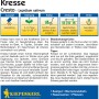 Kiepenkerl Kresse Cresto Saatscheibe: Verpackung mit Infos zu Aussaat, Keimung und Ernte.