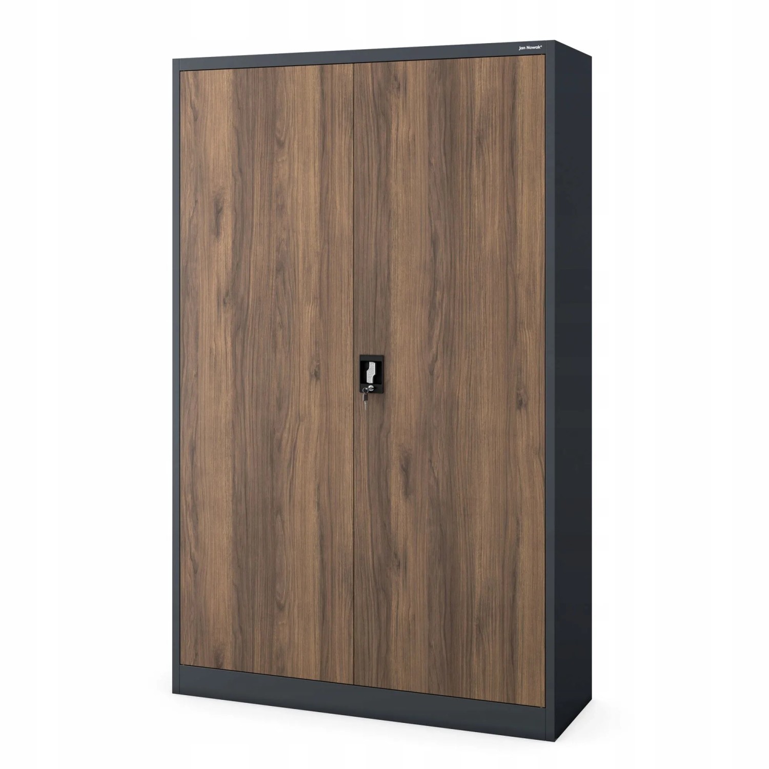 Jan Nowak Büro Aktenschrank Metallschrank JAN II 115 x 185 x 40 cm Anthrazi günstig online kaufen