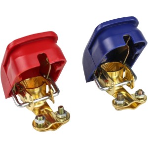 Calima Batterie-Schnellverbinder: Rot und Blau, Zubehör für Autoanhänger.