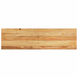 vidaXL Treppenstufen 2 Stk Hellbraun 90x30x2 cm Massivholz Eiche 3283792