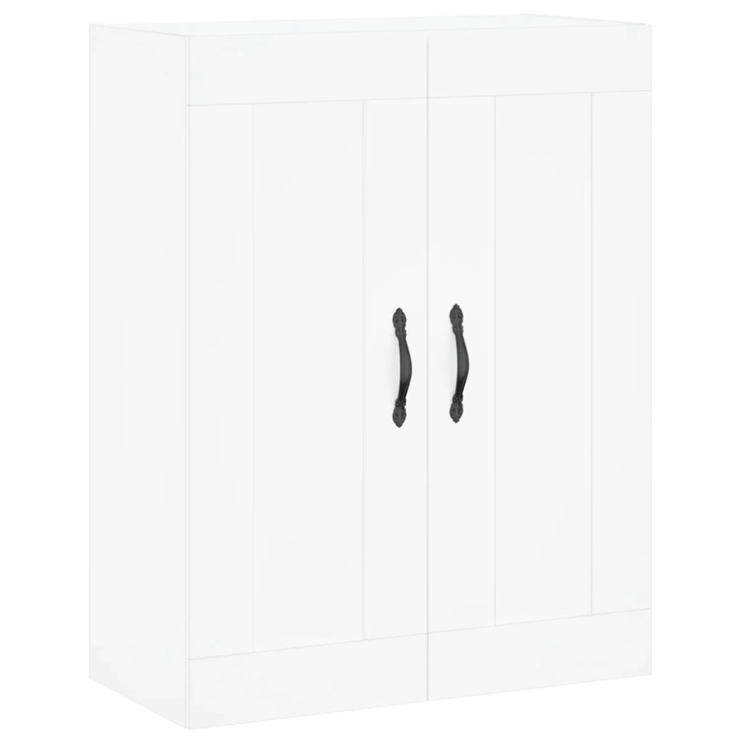 vidaXL Wandschrank Weiß 69,5x34x90 cm Holzwerkstoff 830372 günstig online kaufen