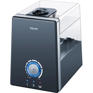 Beurer Luftbefeuchter LB 88 Dual Black mit Ultraschallvernebler und Wasserverdampfung.
