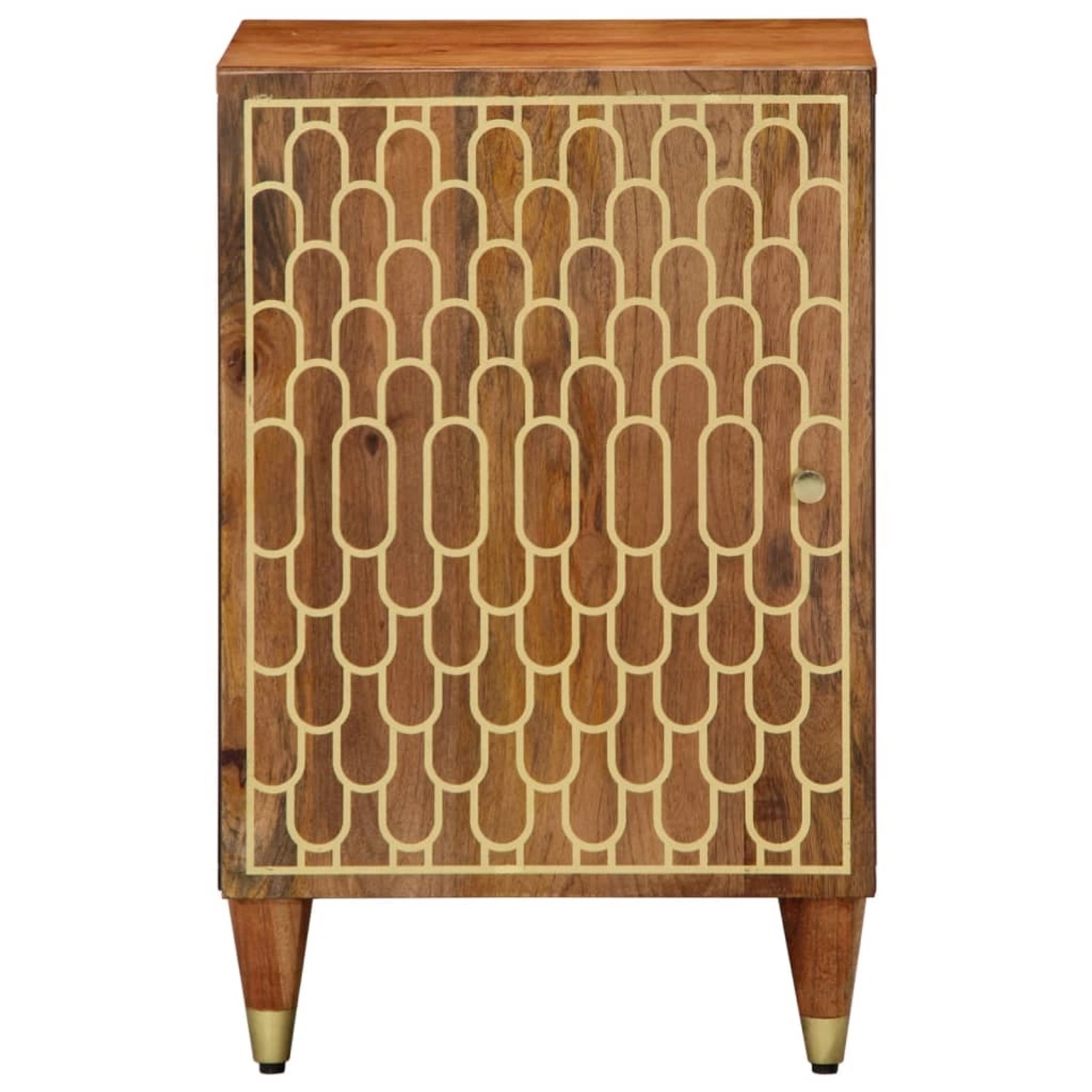 vidaXL Badezimmerspiegelschrank Badschrank 38x33x58 cm Massivholz Mango (1- günstig online kaufen