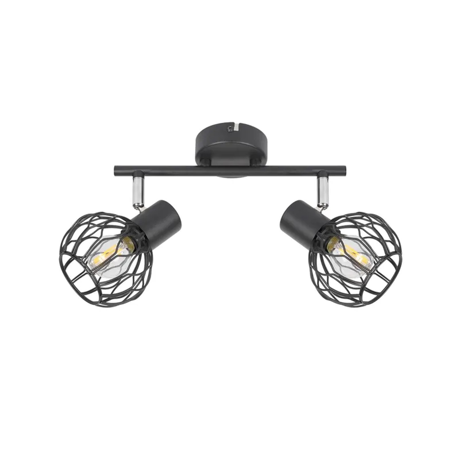 Nettlife Galloway II Wandleuchte aus Metall L 25 Weiß